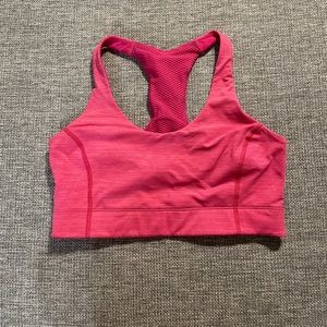 Outdoor Voices “Doing Things Bra” in size small in raspberry